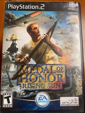 EA Games Medal of Honor: Rising Sun - PlayStation 2 (Blue, White)